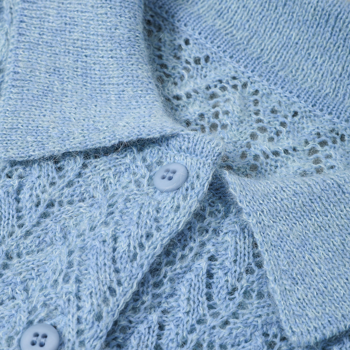 MEYAME WOOL LACE KNIT CARDIGAN / MEY-2527