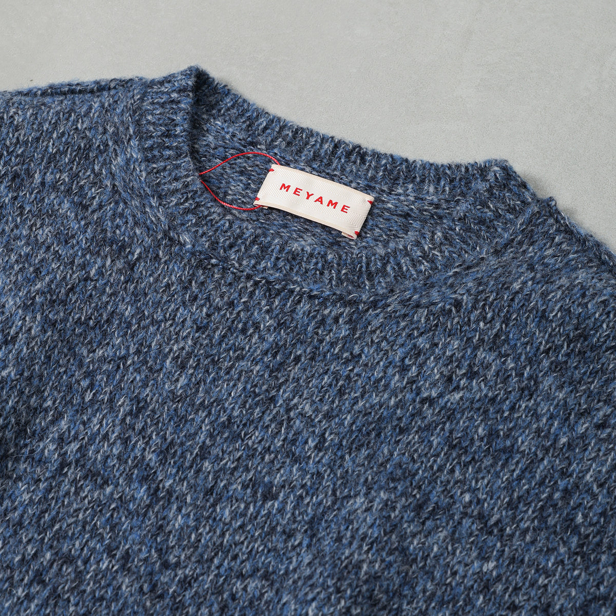 MEYAME OUT LINKING FLUFFY WOOL PULLOVER / MEY-2525