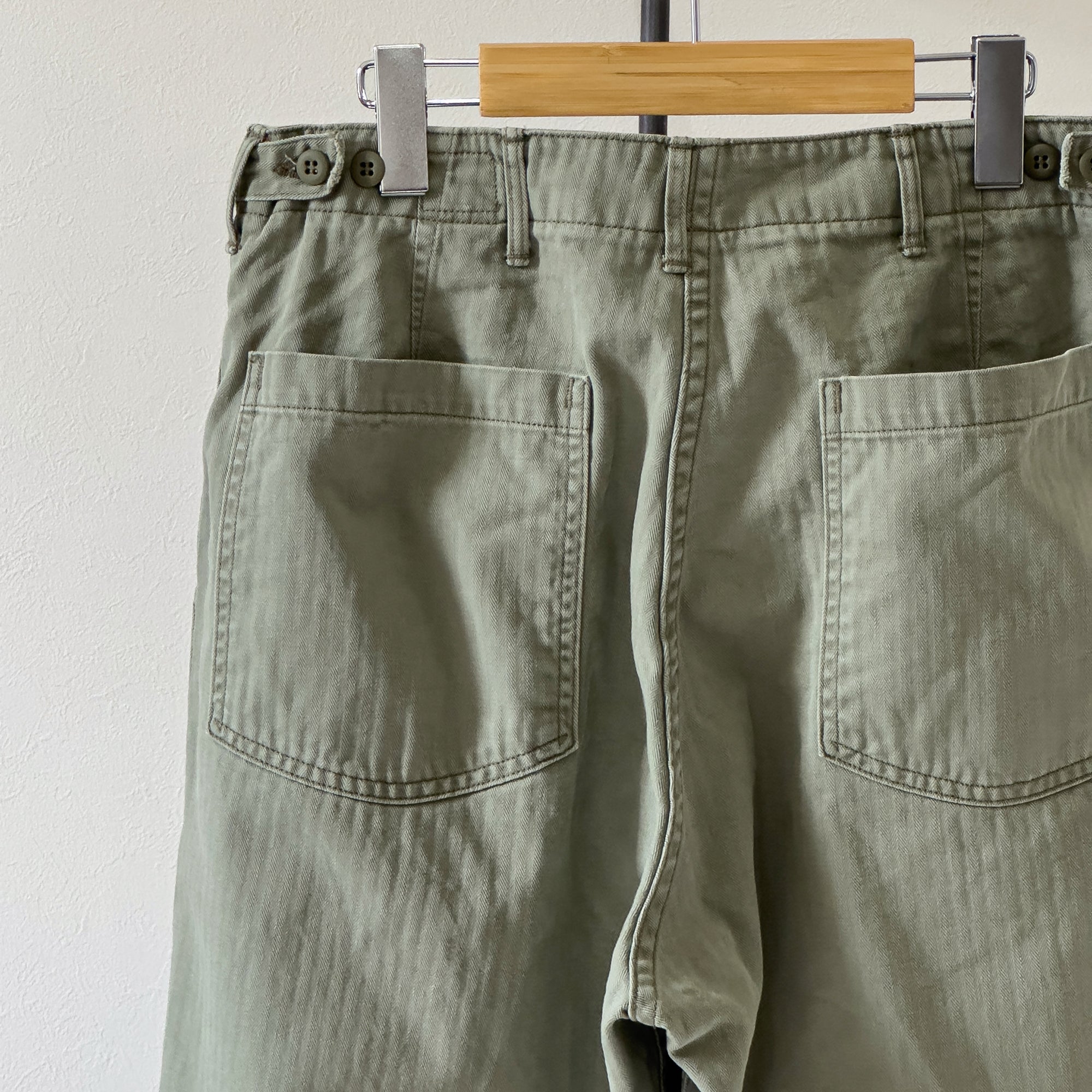 ORSLOW　HERRINGBONE SUMMER FATIGUE PANTS