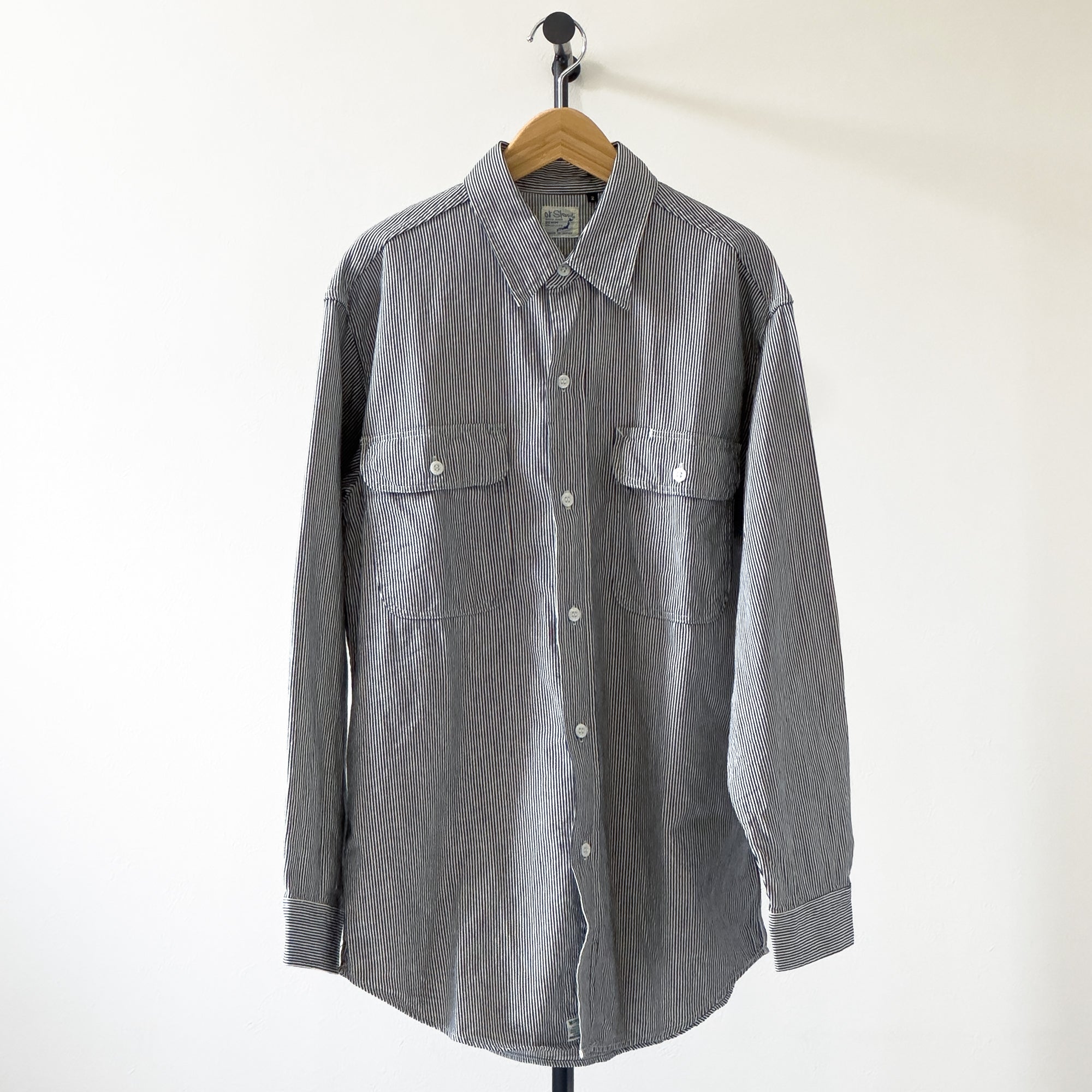 orSlow　HICKORY STRIPE WORK SHIRT