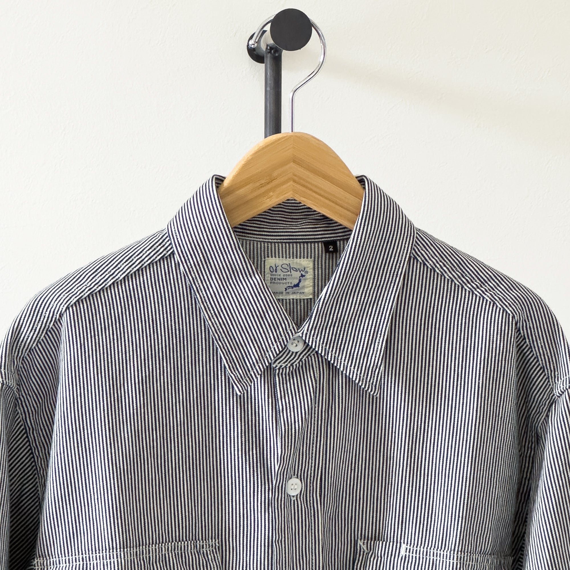 orSlow　HICKORY STRIPE WORK SHIRT