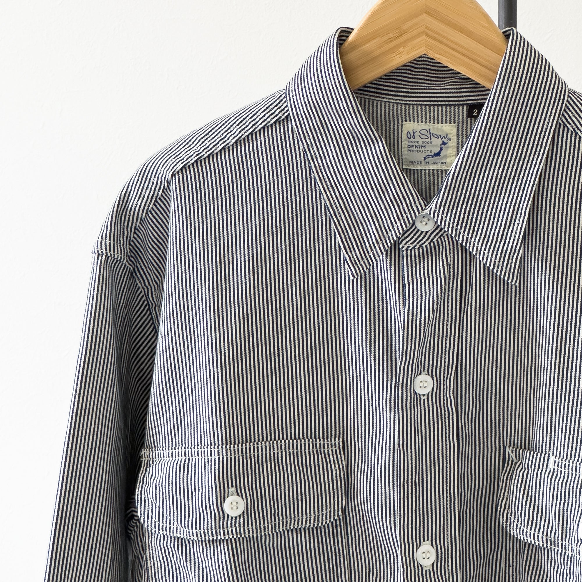 orSlow　HICKORY STRIPE WORK SHIRT