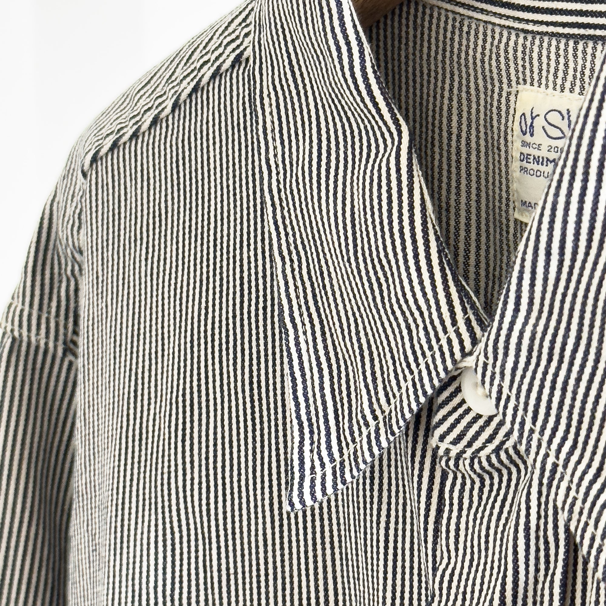 orSlow　HICKORY STRIPE WORK SHIRT