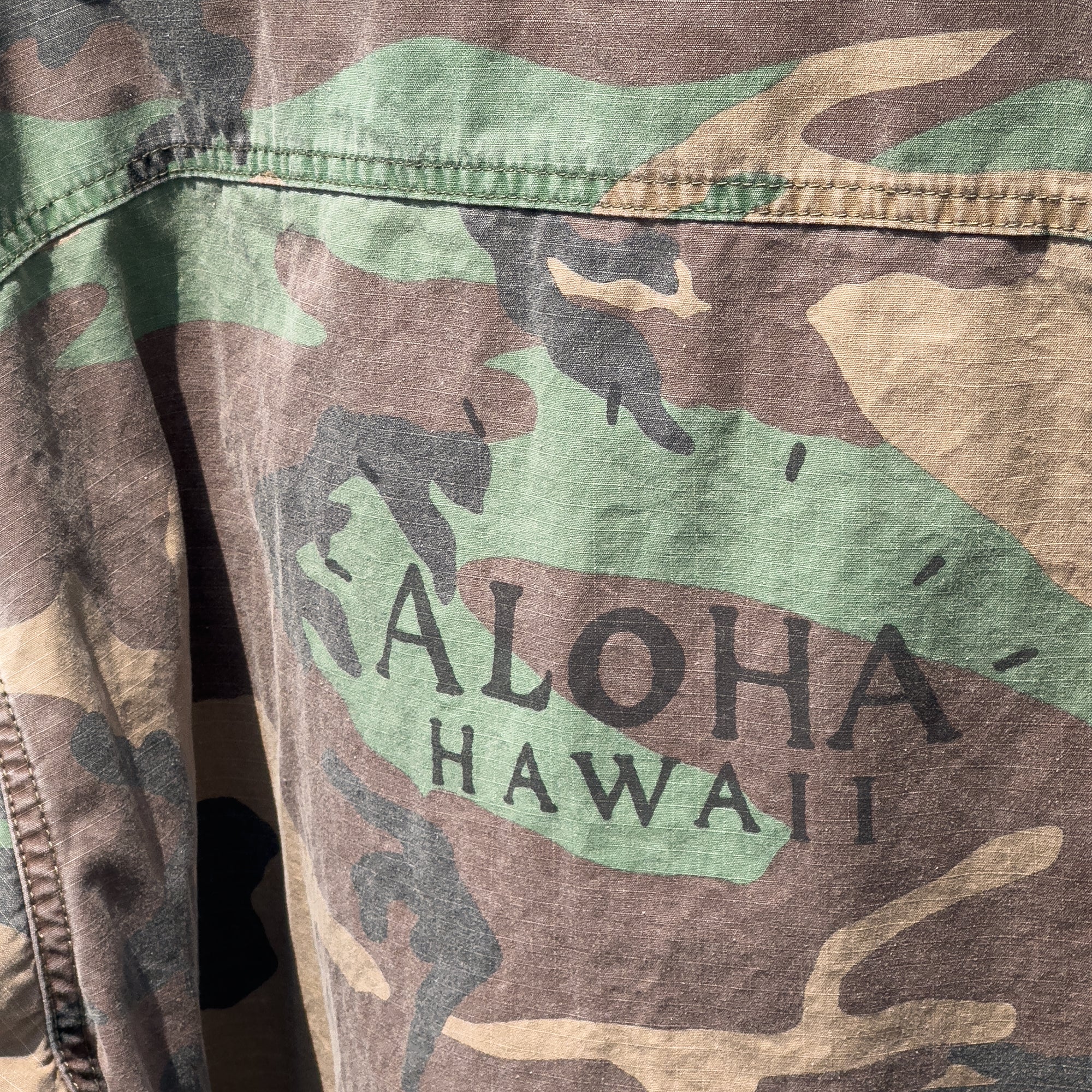 PORTER CLASSIC　ALOHA CAMOUFLAGE MILITARY JACKET