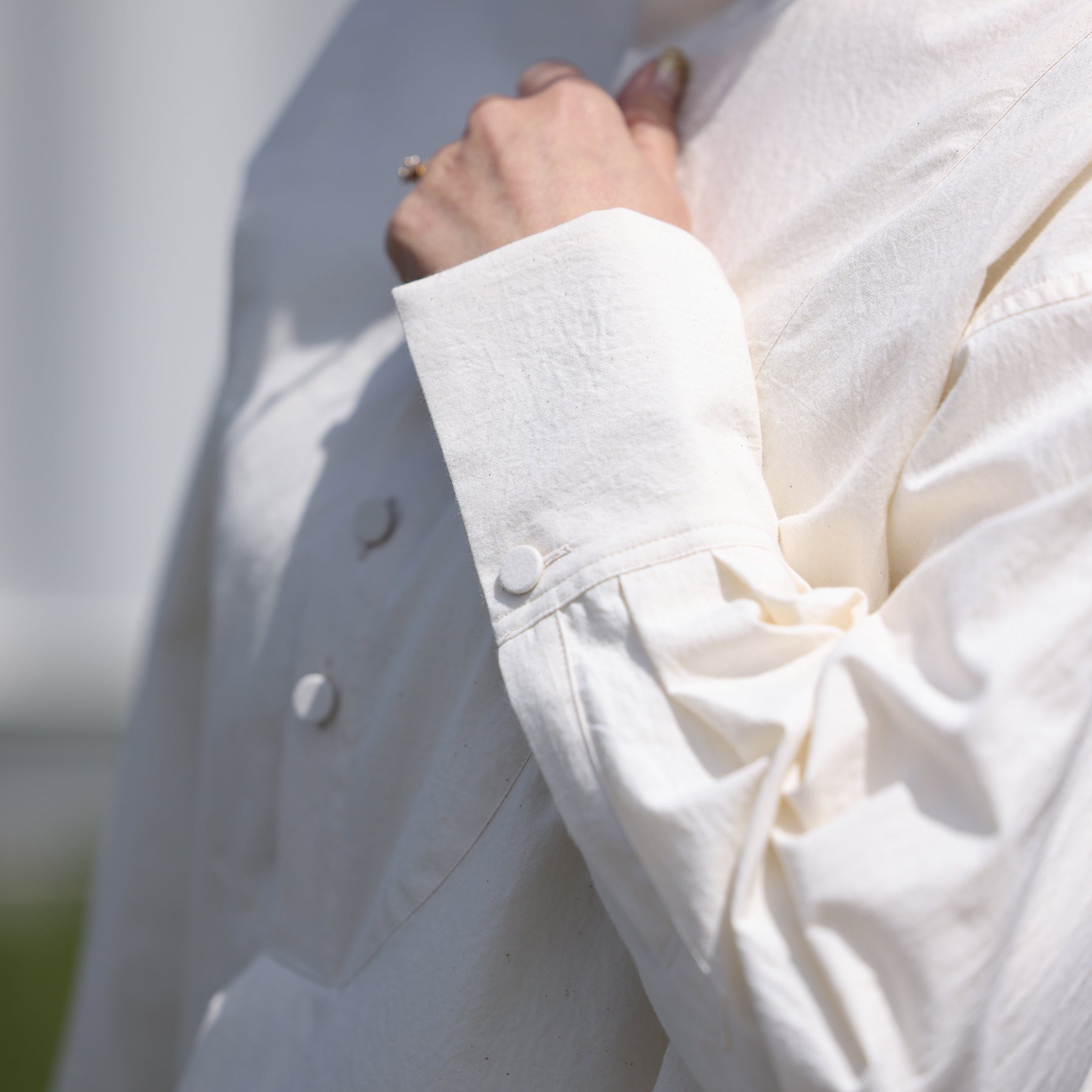 the last flower of the afternoon Bosom shirt dress
